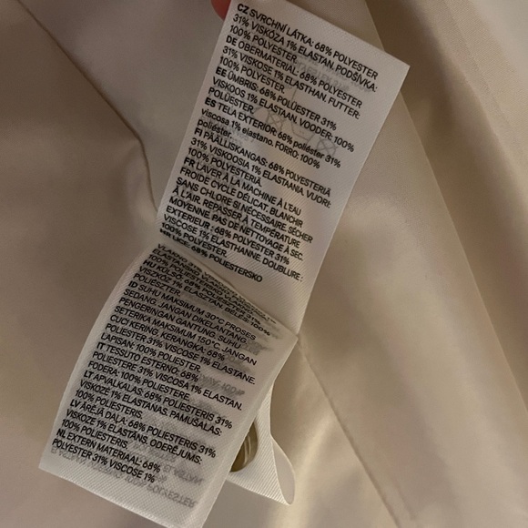 Viscose Blend Plaid Double-Breasted Blazer - Picture 8 of 9